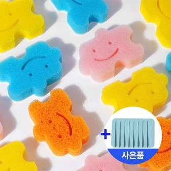  퓨어클링 붙이는 주방 수세미 5개 + 비누트레이 1개