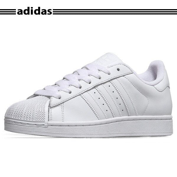 (정품) 슈퍼스타 II 여성/키즈 스니커즈 운동화 화이트 JI0080