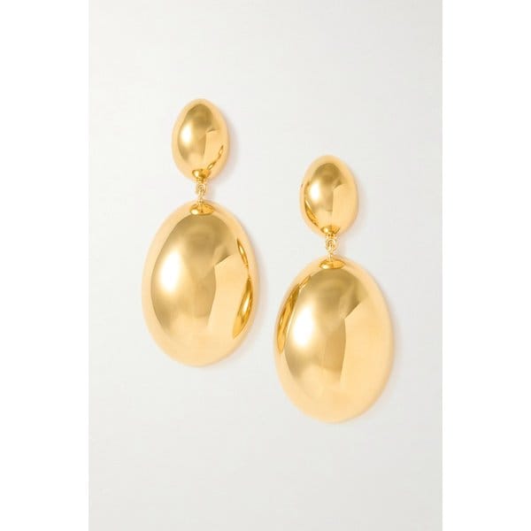 아와 골드톤 스컬프처 이어링 46376663162987746