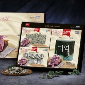 [어부마음] 섬집3호 선물세트 (볶음용멸치170g+국물용멸치170g+건미역70g)
