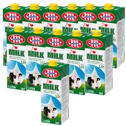 믈레코비타 아이러브 1.5% 저지방 우유 1000 ml x 12개