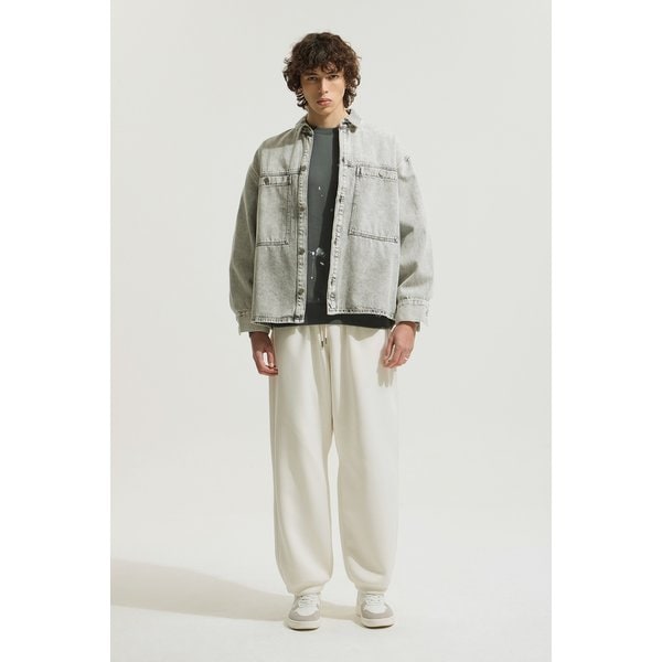 [여주점] [이로] 남성 ALYSSONSPE 데님 빅포켓 셔켓 IRJCS25005GYX