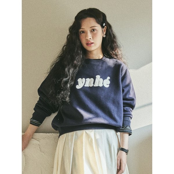 유네미 로고 기모 스웻셔츠 (2COL) Y5T146