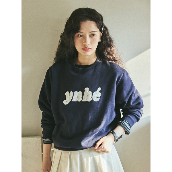 유네미 로고 기모 스웻셔츠 (2COL) Y5T146