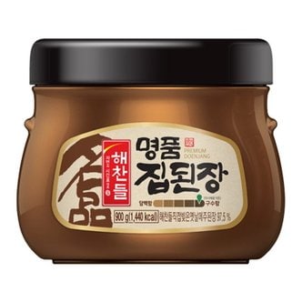  CJ제일제당 해찬들 명품 집된장 900g x6개