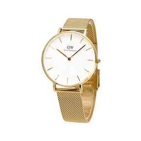 다니엘웰링턴 DW00100346(DW00600346)PETITE EVERGOLD 남녀공용 메시 쿼츠 36mm