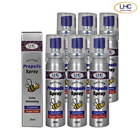 호주 애니타임 프로폴리스 구강 스프레이 25ml x 6병 무설탕 무알콜