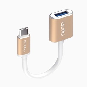 레오 C타입 초고속 USB 3.0 1포트 허브 TC-01 (골드) 맥북 LG그램 삼성 갤럭시북 노트북 추천