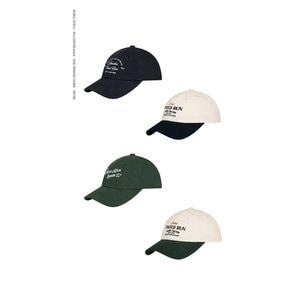 TWEED RUN Logo  COLOR BLOCK Ball Cap (green/Ivory)