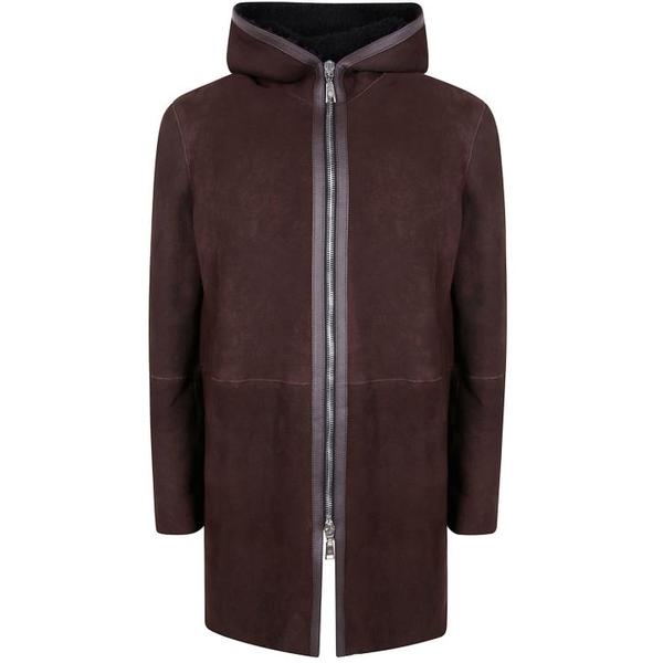 확대된 대표 딸리아토레 자켓 CHI250925I378 DARK BROWN