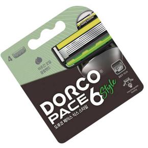 아트박스/익스트리모 DORCO PACE6 스타일 전용 면도기날 6중 4개입