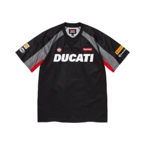 슈프림 x 두카티 사커 저지 블랙 - 24SS Supreme x Ducati Soccer Jersey Black - 24SS