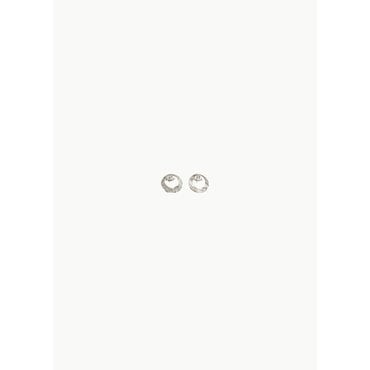 샵아모멘토 큐리오 25PF Wa Piaced Earrings, Silver