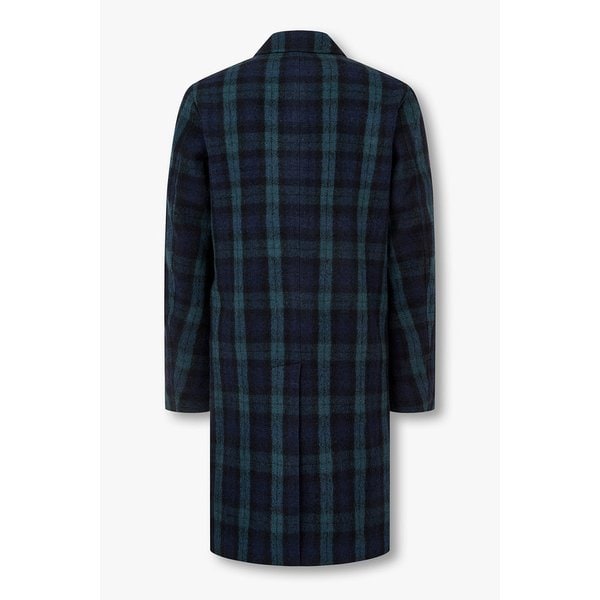 [PS PAUL SMITH] 체크 패턴 울 싱글 코트 5735307101000
