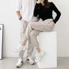 제이지컴퍼니 남성 카고 조거 팬츠 포켓디테일로 실용성과 아노락 소재!! 남녀공용