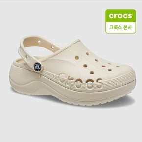 [크록스 본사] 바야 플랫폼 클로그 윈터화이트 208186-11S