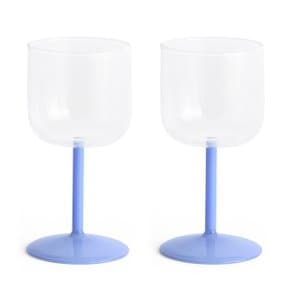 헤이 HAY  Tint Wineglass Set of 2 Jade Light Blue 틴트 와인글라스 세트