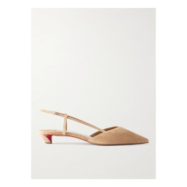 미스 Z 슬링이나 스웨이드 슬링백 펌프스 25mm 베이지 46376663162833707