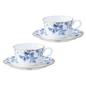 Noritake & 220cc 2 P59387A4562 노리타케 컵 접시 (쌍 세트) (커피 티 겸용) 블루 소렌티노