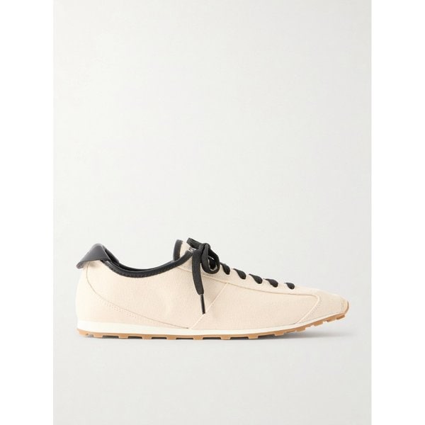 가죽 트리밍 캔버스 스니커즈 46376663162968037