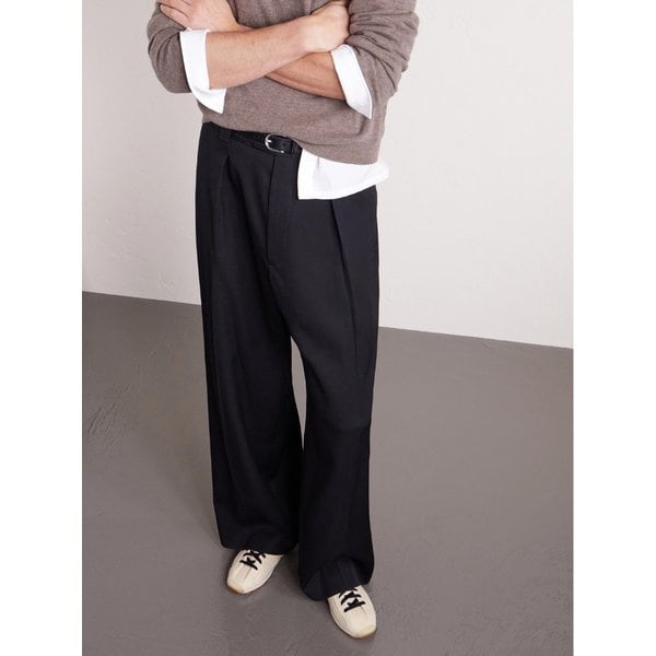 가죽 트리밍 캔버스 스니커즈 46376663162968037