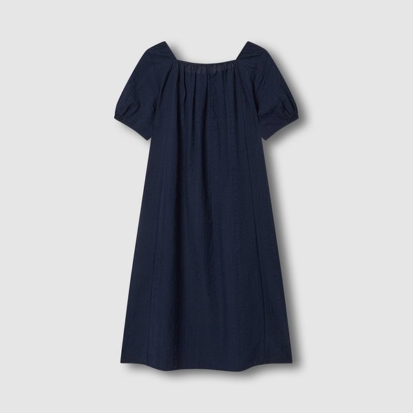 여 소프트 시어서커 반팔 파자마 원피스 J206203068056