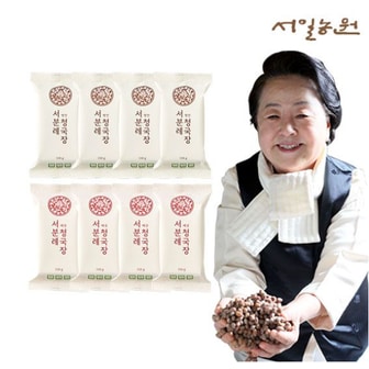  서분례 명인 청국장 110g 4팩 + 매운 청국장 110g 4팩