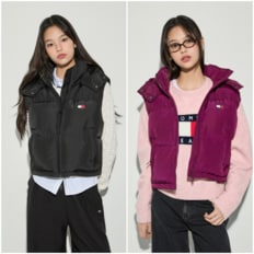 여성 크롭 알레스카 푸퍼 베스트 T32E7QVT42TWT1 TOMMY JEANS