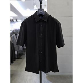 세이브존03 바쏘옴므 남자 여름 블랙 오버핏 반팔 셔츠 WSYFAS2TT70 (49414609)