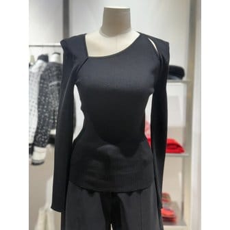 에고이스트 [여주점] 언발 넥라인 포인트 슬림핏 골지풀오버 ER1KL260