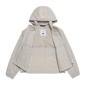 N251WFT980 여성 시그너스 우븐 후드 바람막이 MOURNING BEIGE