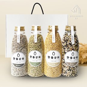 국산 잡곡 4종 선물세트 3호(흑보리,녹미,기장,혼합곡,각400g)