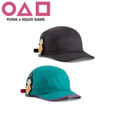 오징어 게임 콜라보 캡 모자 PUMA x SQUID GAME Flatbrim Cap 025791 01 02