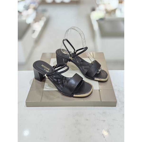 [시흥점] 여성 5센티 심플 골드 장식 투웨이 샌들 (712524018)