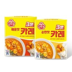 3분 카레 매운맛 200g x 12개 + 3분 카레 순한맛 200g x 12개