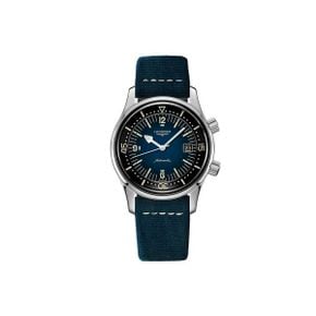 Longines Longines 레전드 Diver 스테인리스 스틸  레더 워치 시계 9168446