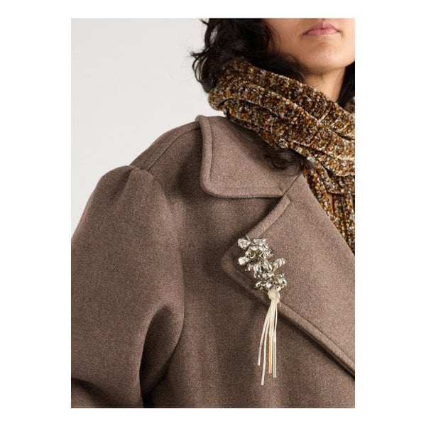 실버 골드톤 브로치 크림 46376663162923504