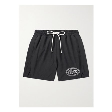 CHERRY LOS ANGELES 체리 로스앤젤레스 파이브 스타 스트레이트 로고 자수 셸 스윔 쇼츠 46376663162907121