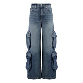 24SS 아미리 데님 스트레이트 팬츠 PS24WDF016 RIVERINDIGO Denim