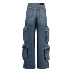 24SS 아미리 데님 스트레이트 팬츠 PS24WDF016 RIVERINDIGO Denim