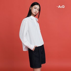 [최초가59900원] 와이드 하프 데님