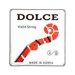 (하나악기)돌체현 돌체 바이올린 낱선 국산 낱현 4번 낱줄 솔 G