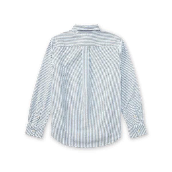 폴로 키즈 남아 8-18세 스트라이프 코튼 옥스포드 셔츠(CWPOWOVY6820063400)