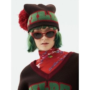 By Tilda Logo Solid Pom Beanie