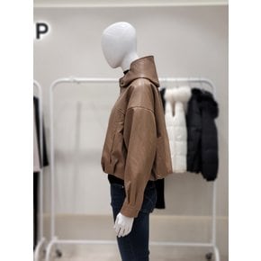 [여주점] 숲 소프트 반후드 숏 레더 자켓 SBXLE2F