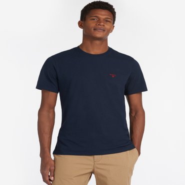 바버 [24SS][Barbour] 남성 네이비 Essential Sports 티셔츠