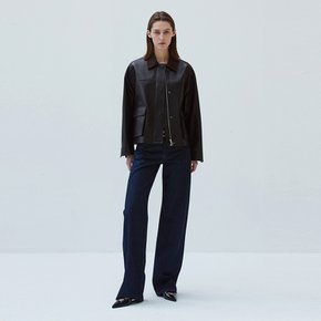 European Lambskin Collar suede Overfit JK