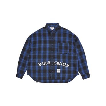 스티그마 VATOS OVERSIZED LONG SLEEVES SHIRTS BLUE