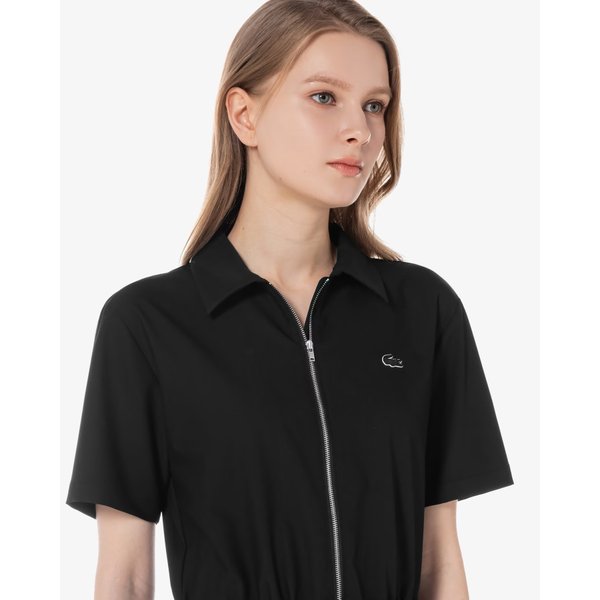 [시흥점] 카라 반팔 우븐 드레스 EF424E-55G