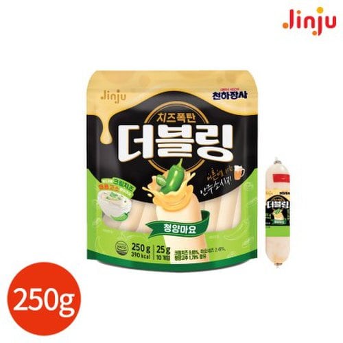 진주 천하장사 더블링 청양마요 250g (25g x 10개입)